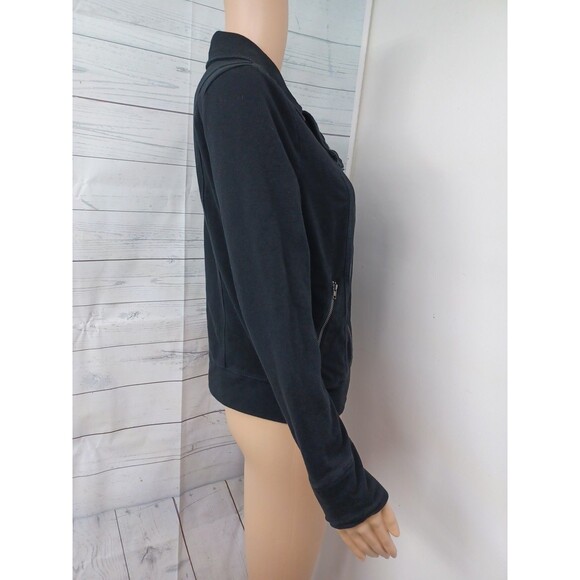 Womens New York And Company Black Motorcycle Jacket Sz M - Picture 4 of 8